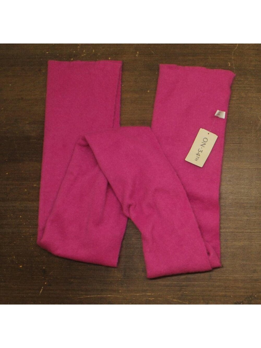 NWT On 34th Brushed Solid Blanket Wrap Scarf Oversized Fuzzy MO9742504 Pink